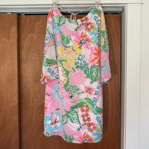 NWOT! Lilly Pulitzer floral nosey posey dress - S